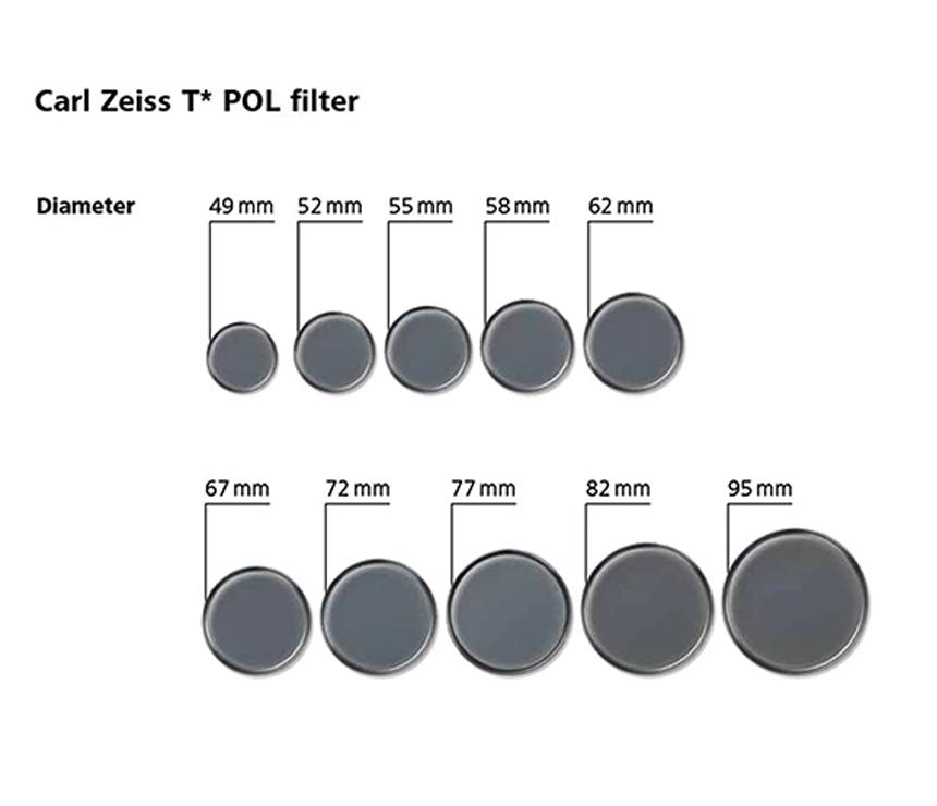 ZEISS T* POL FILTER 82MM (000000-1856-339)