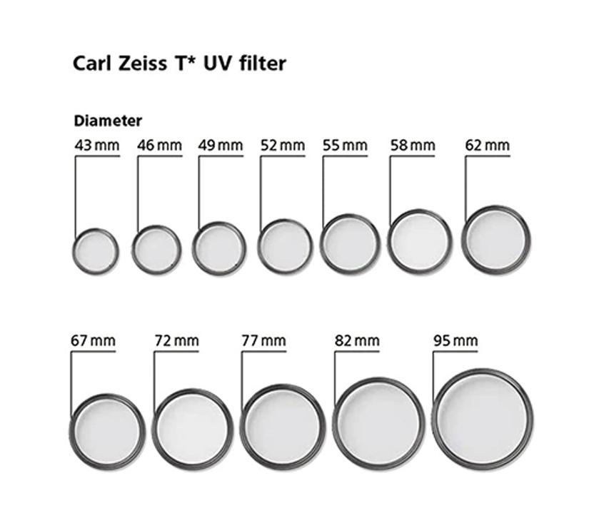 ZEISS T* UV FILTER 62MM (000000-1933-985)