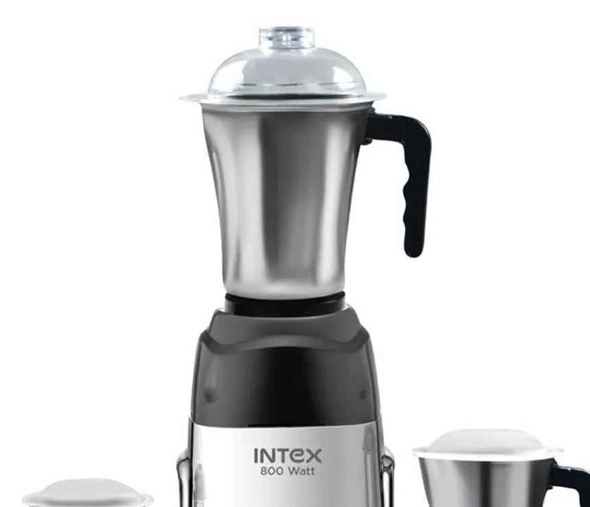 Intex Mixer Grinder INDO 810B 800W with 3 Pices SS Jar