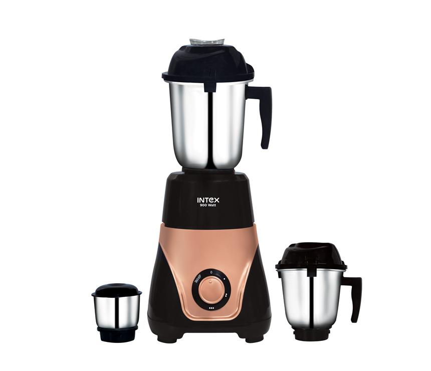 Intex Mixer Grinder INDO 820B 900W with 3 Pices SS Jar