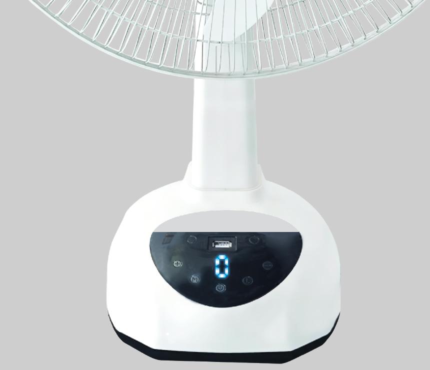 Rangs Touch Pad 16" Rechargeable Table Fan