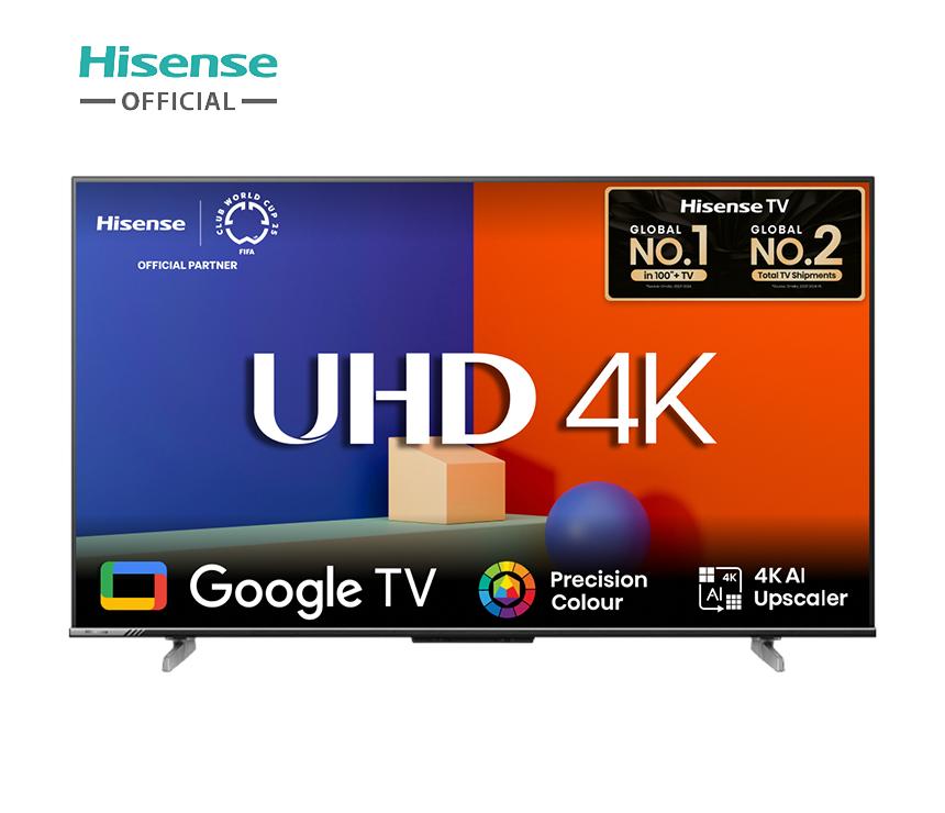 Hisense 50 Inch |Bezelless Dolby Vision 4K UHD Smart LED| Voice Control Google DTS TV
