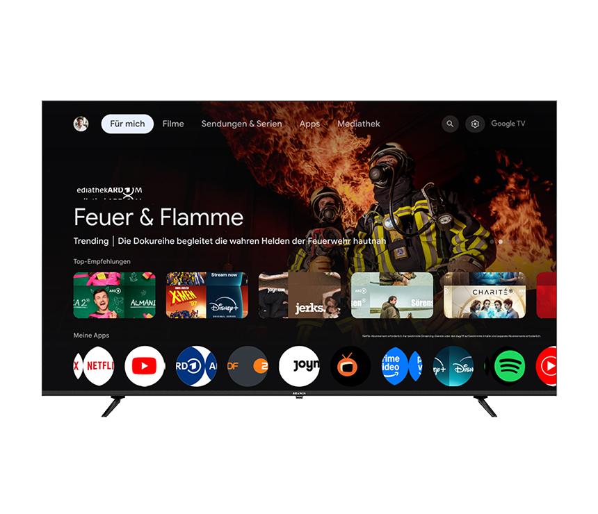 Rangs 86 Inch Frameless | QX Series Quantum Dot LED | 4K Rangs Google TV