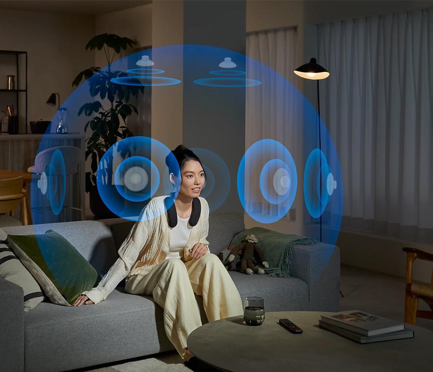 BRAVIA Theatre U | Wireless Neckband Speaker | Dolby Atmos®