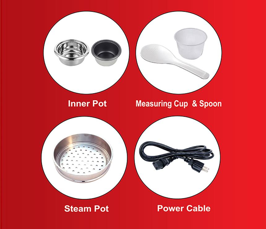 Rice Cooker 2.8L | Full Body Double Pot