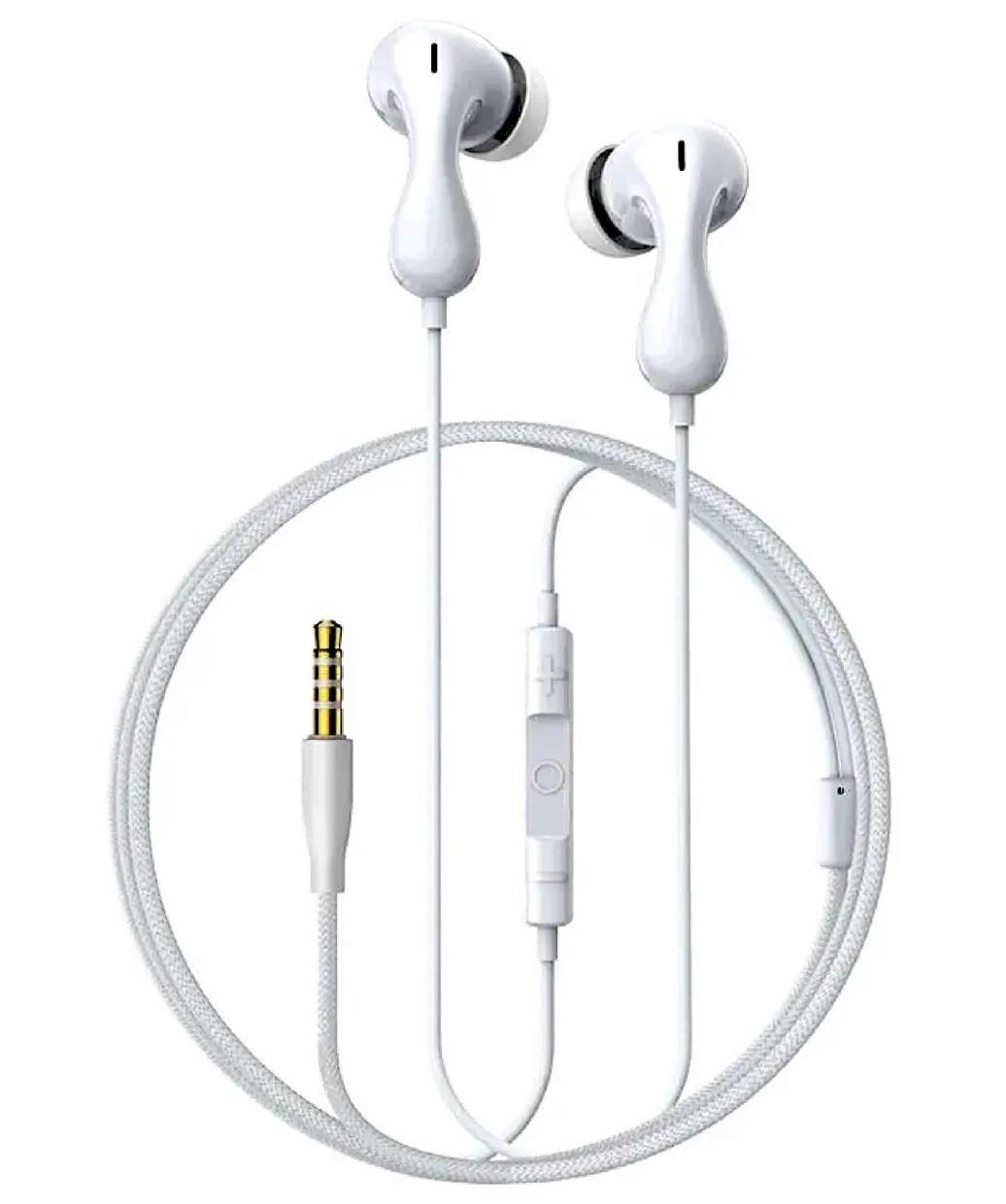 Baseus Encok HZ20 Wired Earphones – Moon White – 6M