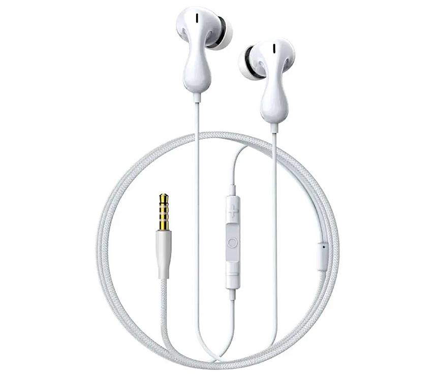 Baseus Encok HZ20 Wired Earphones – Moon White – 6M