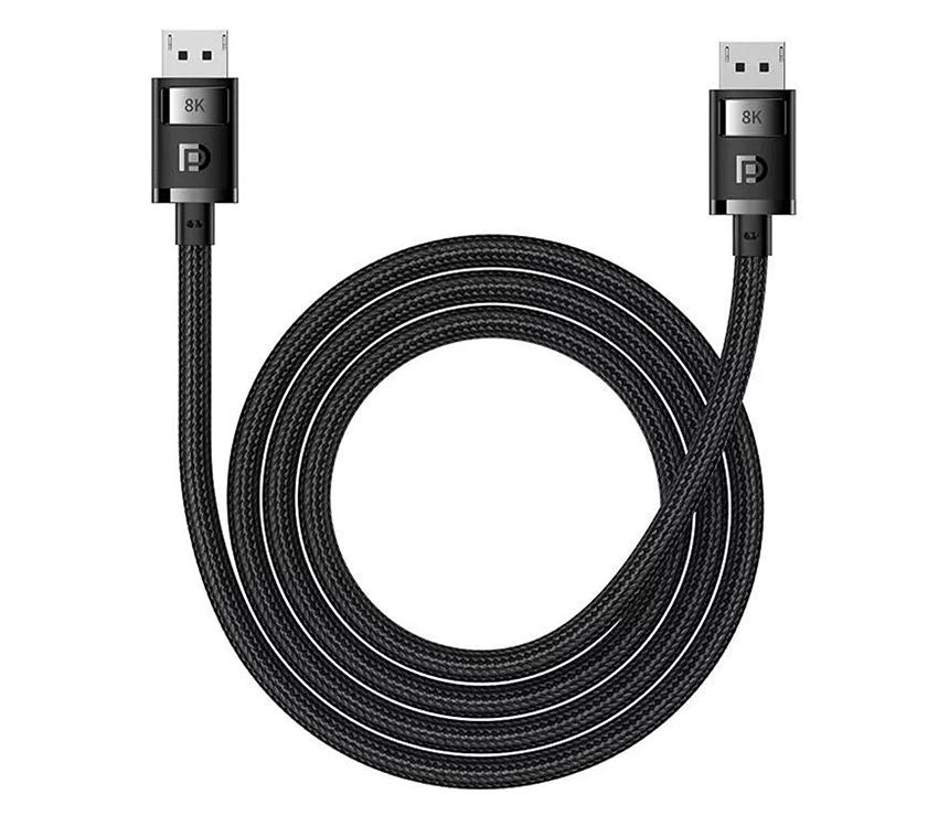 High Definition Series Displayport 8K to Displayport 8K Cable 2m HDMI Cable (White)