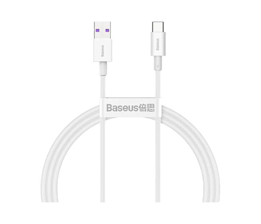 Baseus Superior Series Fast Charging Data Cable USB to Type-C 66W 1m (White)