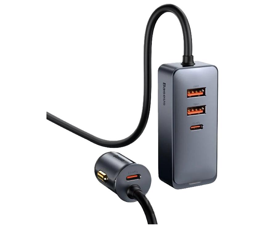 Baseus Share Together Series Fast Charge Car Charger 120W (Gray)
