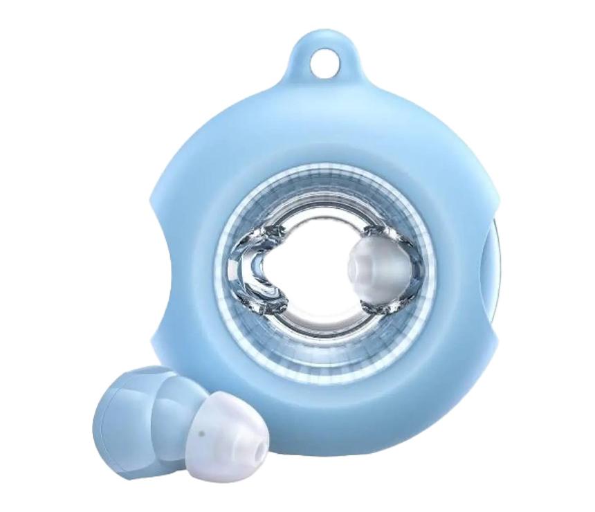 Choetech DNS V5.3 Breath Lighting TWS Earphone with Neck Cable (Blue)