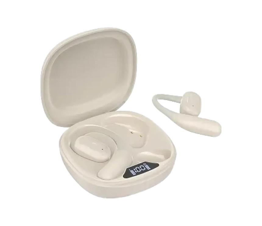 Choetech OWS External Earhook Style Earphone TWS Digital LED Display (White)