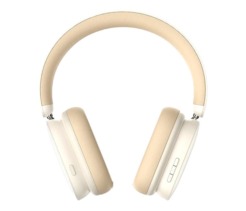 Baseus Headphone Bowie H1 Noise-Cancelling Wireless Headphone | NGTW230002 | Creamy-White