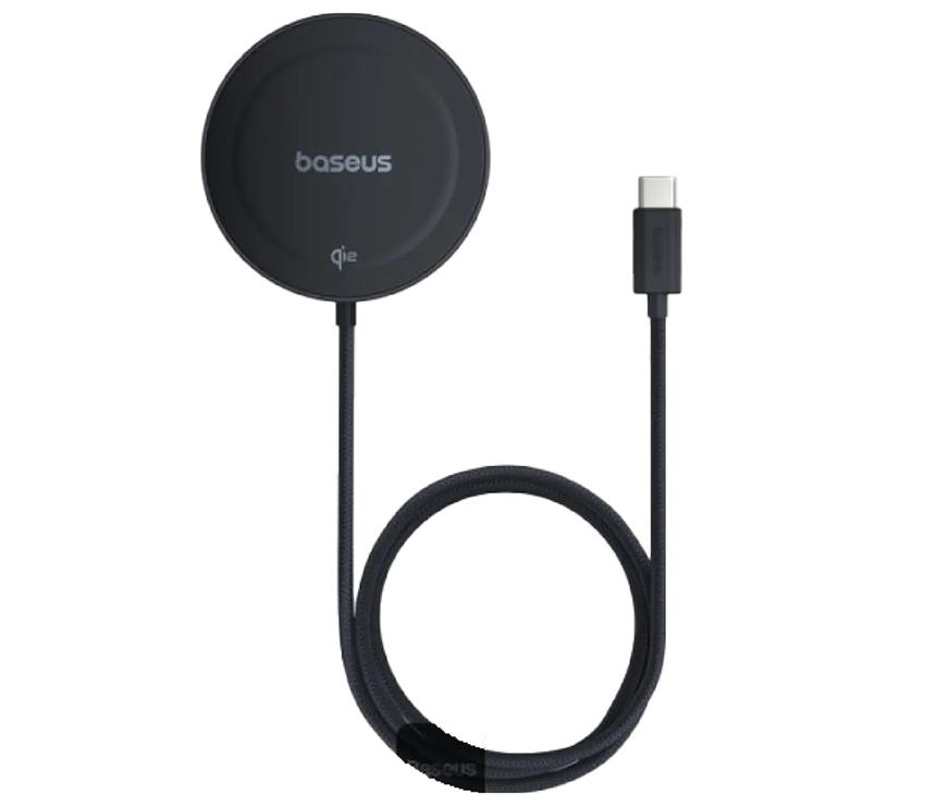 Baseus Simple Mini4 Magnetic Wireless Charger 15W Universal | P10273300121-00 | Black
