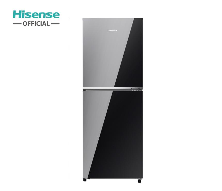 Hisense 277L TMF Inverter Glass Door Refrigerator | RT1G276NAMB Mirror Black