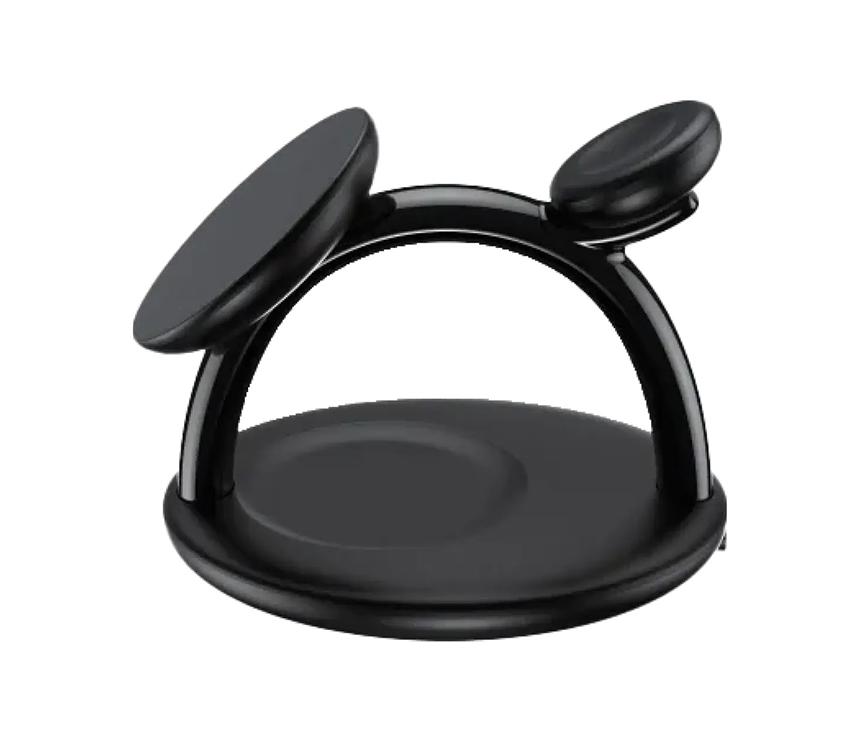 Choetech 3 in 1 Holder Magnetic Wireless Charger holder | T587-F-101ACBK | Black