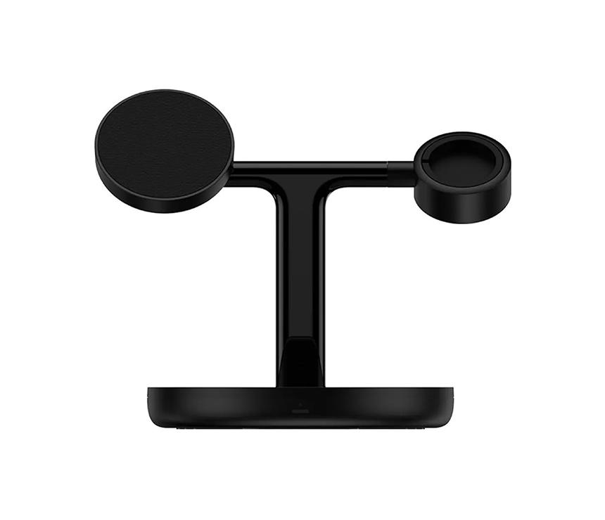 Baseus Swan 3-in-1 Wireless Magnetic Charging Bracket 20W (Quick Charger 12V/2A(CN) | WXTE000001 | Black