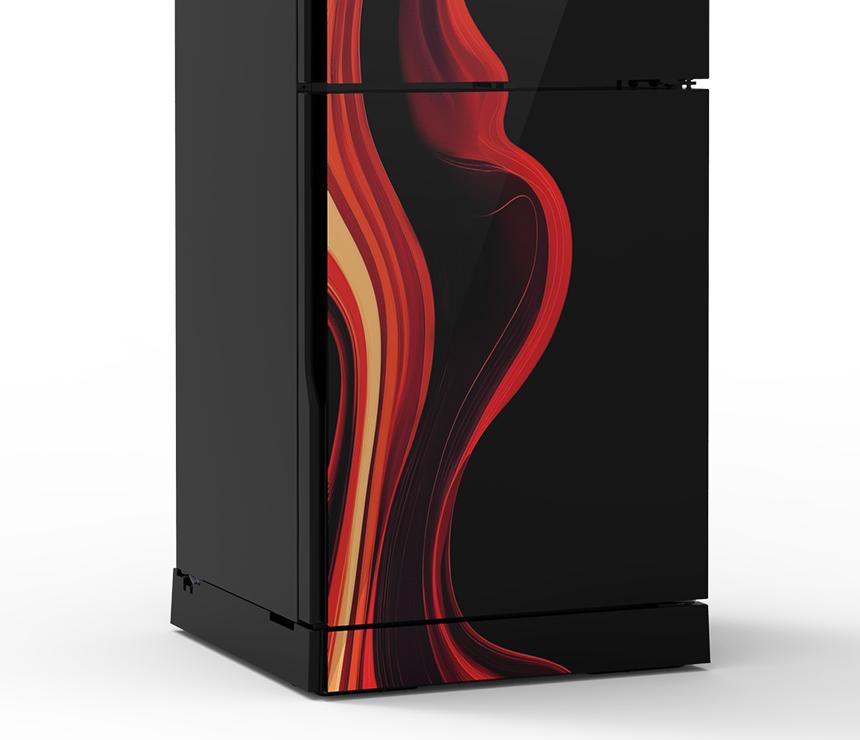 RTR-356D0B2WX - Crimson Red | Top Mounted 356L Refrigerator.