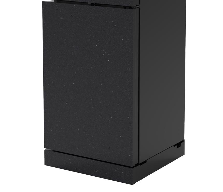 Kelvinator 376L Glass Door Inverter Refrigerator