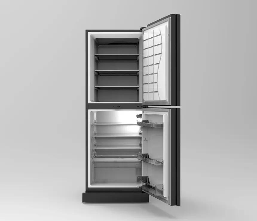 Kelvinator 357 Liters |Direct Cool Top Mounted| Glass Door Inverter Refrigerator.