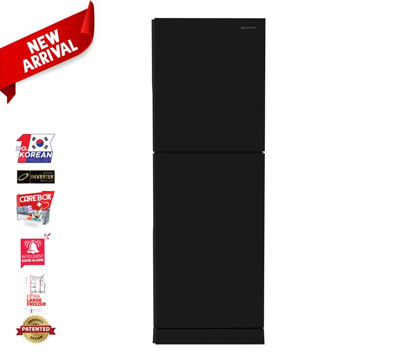 DRF-358T1G2BX - Black Pearl | Top Mounted Inverter 358L Refrigerator.