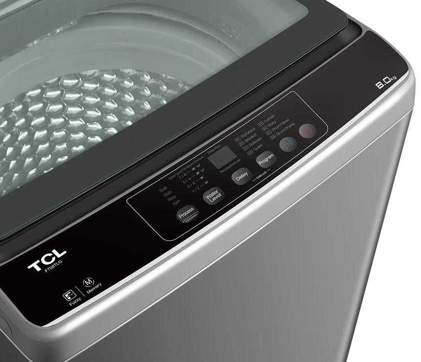 TCL 8KG Top Load Washing Machine| Honeycomb Drum