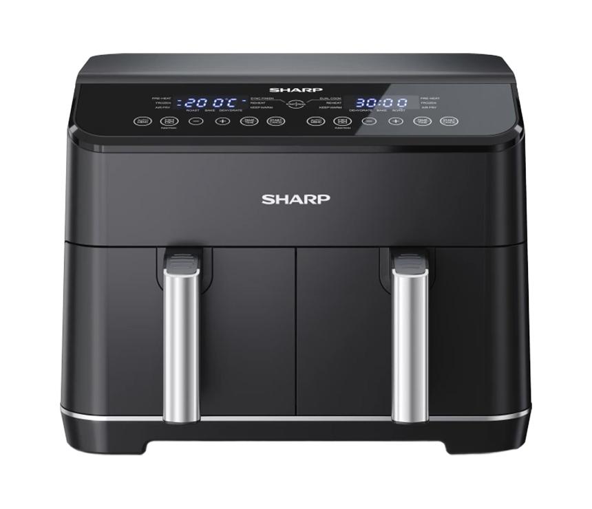 Sharp 8L Air Fryer | Sync Finish & Dual Cook
