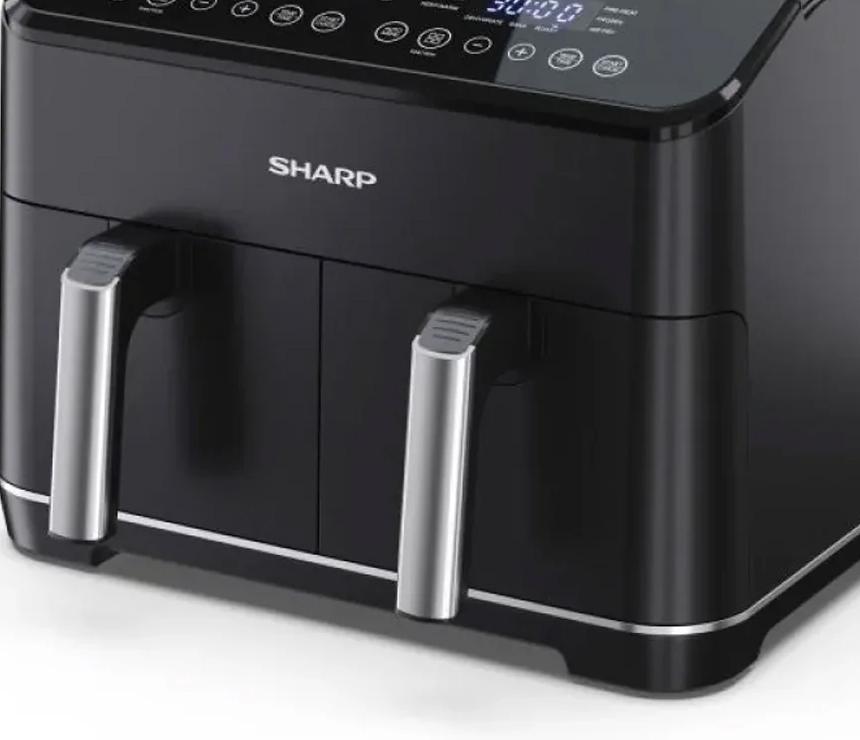 Sharp 8L Air Fryer | Sync Finish & Dual Cook