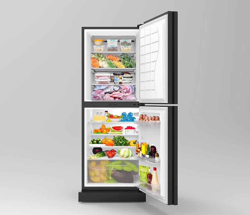 RBR-258D0A1WX - Crystaline Flower 258 Ltr Refrigerator.