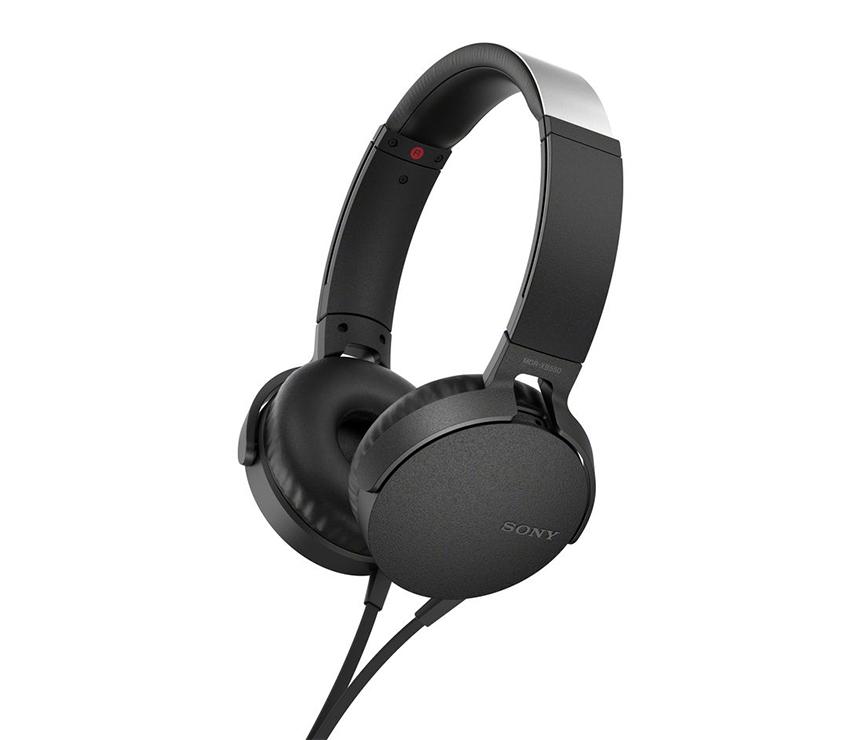 Sony MDR-XB550AP EXTRA BASS Over-ear Headphones - Black