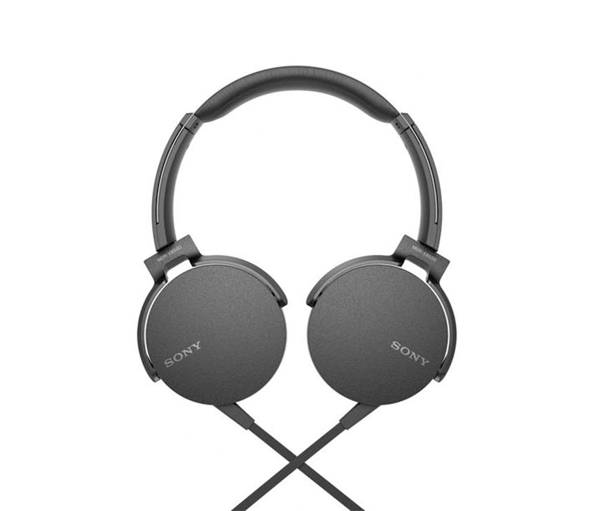 Sony MDR-XB550AP EXTRA BASS Over-ear Headphones - Black