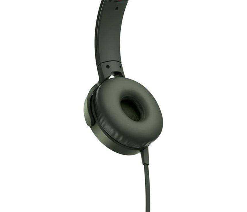Sony MDR-XB550AP EXTRA BASS Over-ear Headphones - Green