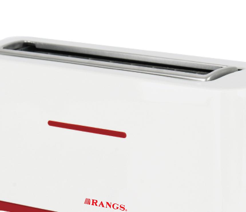 Rangs RBT-305 Toaster - White and Red