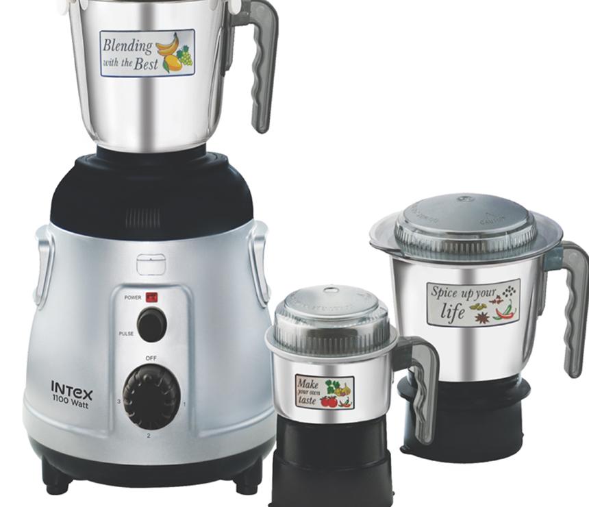 Intex INDO 1200 Globe (1100 Watt Powerful Ball Bearing Motor) Mixer Grinder Intex INDO 1200 Globe (1100 Watt Powerful Ball Bearing Motor) Mixer Grinder
