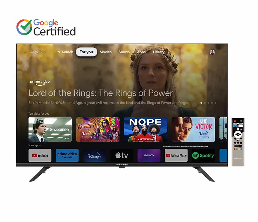 Rangs 43-Inch Google Certified TV  | Frameless 4K UHD Android TV