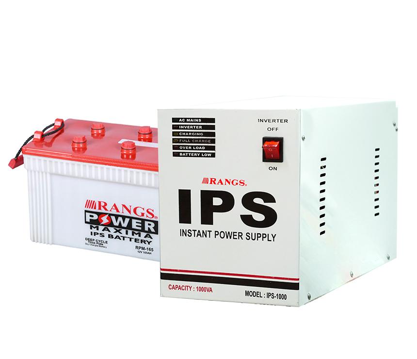 Rangs IPS 1000VA + Rangs Power Battery 165Ah (4 Fan, 4Light) Rangs IPS 1000VA + Rangs Power Battery 165Ah (4 Fan, 4Light)