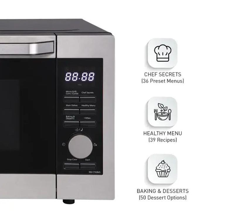 Panasonic NN-GT342 23L Microwave Oven | Grill Function & 900W Power Panasonic NN-GT342 23L Microwave Oven | Grill Function & 900W Power