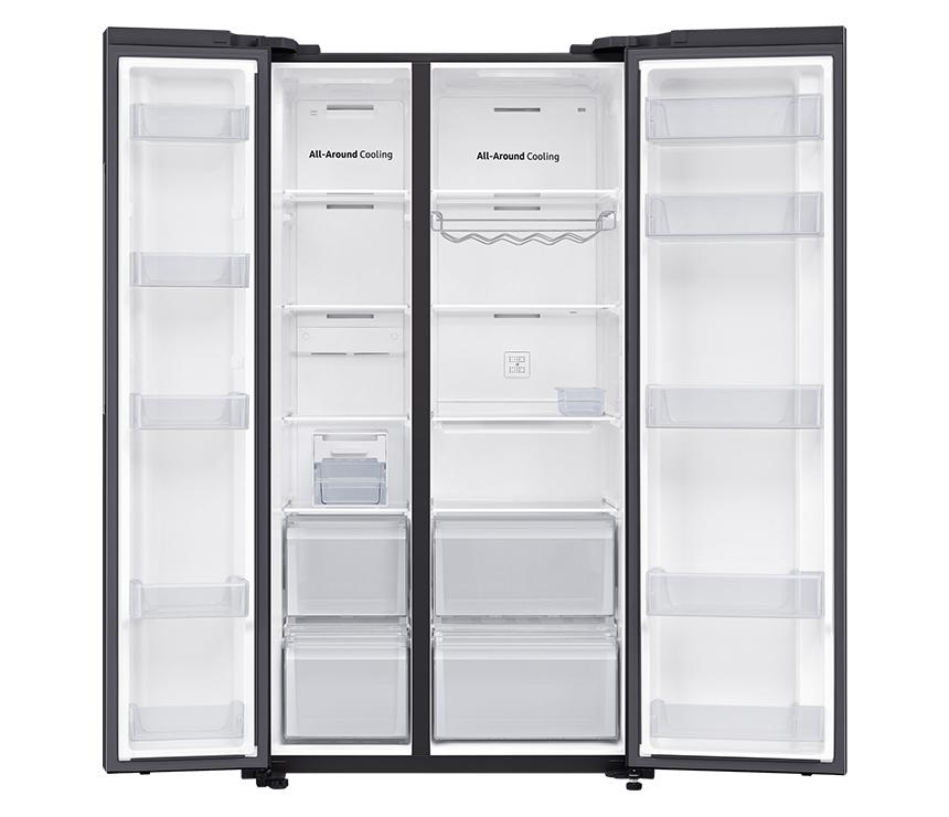 Samsung 700L Side By Side Refrigerator | Large Capacity Smart Cooling-(Silver) Samsung 700L Side By Side Refrigerator | Large Capacity Smart Cooling-(Silver)