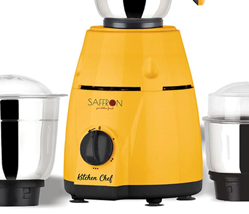 Saffron Kitchen Chef 850W 3 Jars Mixer Grinder Saffron Kitchen Chef 850W 3 Jars Mixer Grinder