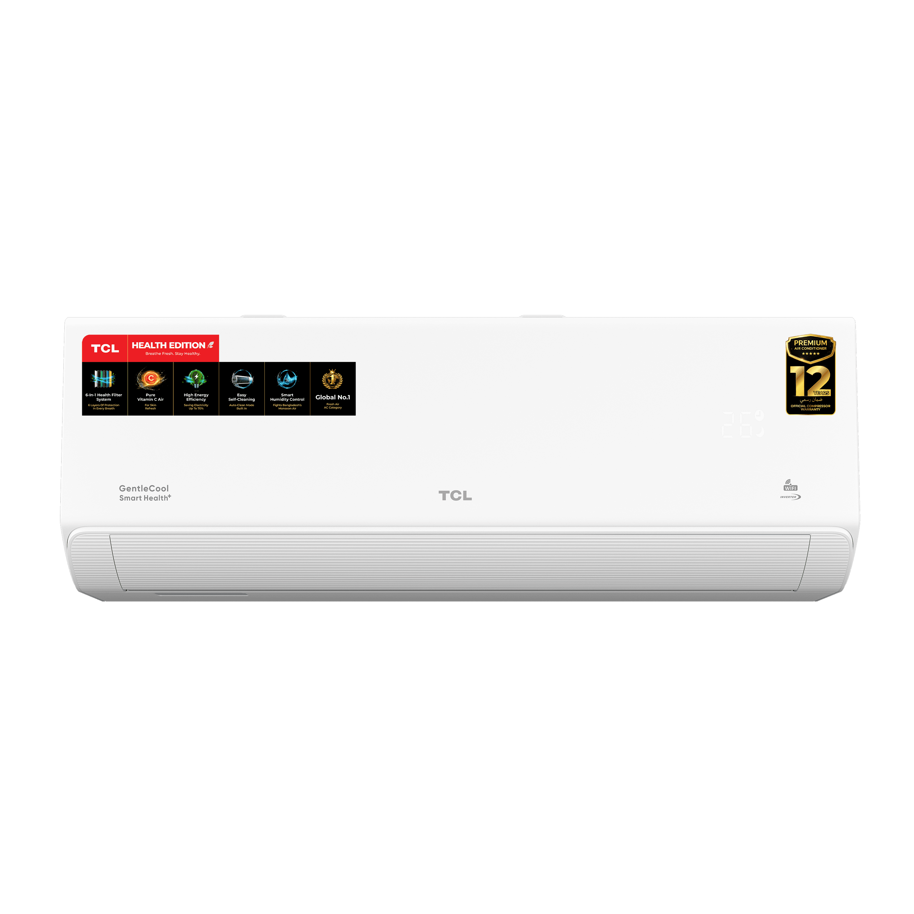 TCL 2 Ton GentleCool Smart Health+ DC Inverter AC | WiFi & R32 TCL 2 Ton GentleCool Smart Health+ DC Inverter AC | WiFi & R32