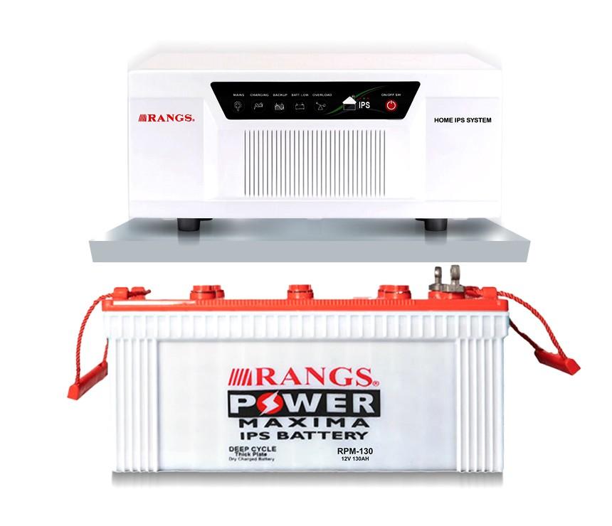Rangs IPS 750VA + Rangs Power Battery 100Ah (2 Fan, 2 Light) Rangs IPS 750VA + Rangs Power Battery 100Ah (2 Fan, 2 Light)