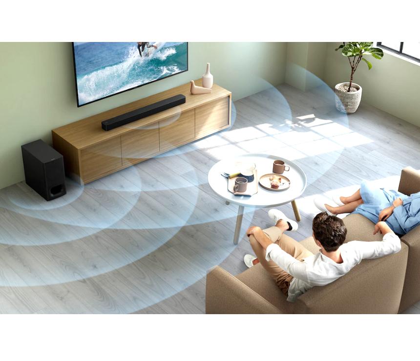 Sony HT-S350 2.1ch Soundbar with Wireless Subwoofer Sony HT-S350 2.1ch Soundbar with Wireless Subwoofer